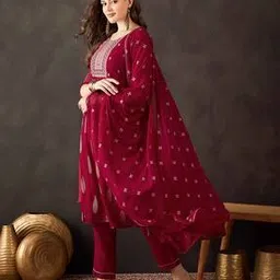 shewill Women Floral Flared Kurta Set-picture-38