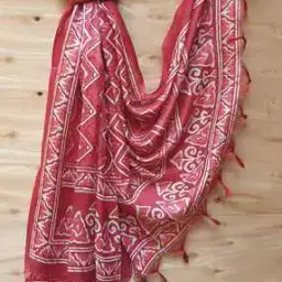 molcha by babita singh Printed Dupatta with Tassels-picture-39