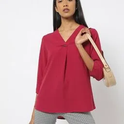 project eve V-neck Top with Metal Accent-picture-17