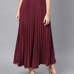 deklook Women Flared Skirt with Elasticated Waist-picture-30