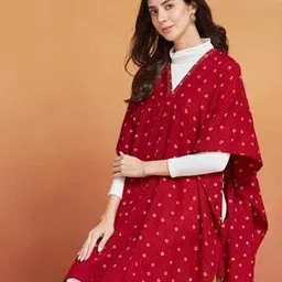 fabindia Women Woolen Poncho -picture-31