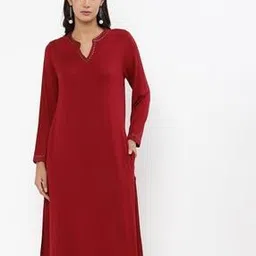 biba Straight Kurta with Open Collar-picture-33