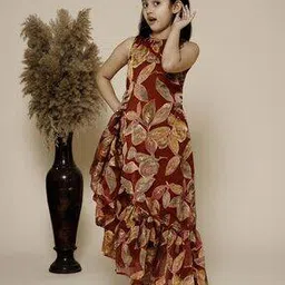 piccolo Floral Fit and Flare Dress-picture-44