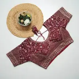 kalapati Women Embroidered Back Open Blouse-picture-44