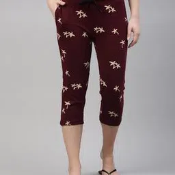kryptic Graphic Print Capris-picture-38