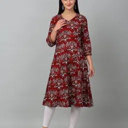cantabil Women Printed A-Line Kurti-picture-13