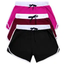 diaz Girls Pack of 3 Regular Fit Bermuda Shorts-picture-13