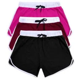 diaz Girls Pack of 3 Regular Fit Bermuda Shorts-picture-18