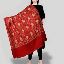 swi stylish Women Embroidered Woolen Shawl-picture-38