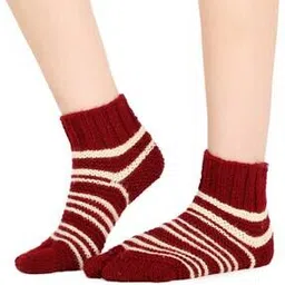 bharatasya Bhsocks-150821-025 Striped Ankle-Length Socks-picture-30
