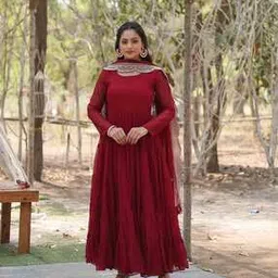 wedani Ruffled Flared Kurta Set-picture-33