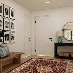 sapana carpet-mats Floral Print Anti-Skid Carpet 59" x 35" -picture-52