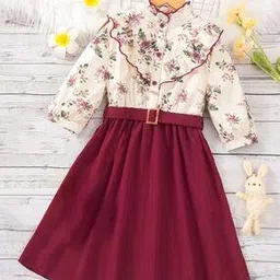 avsar trendz Floral Print A-Line Dress-picture-45