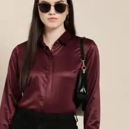 hancock Women Regular Fit Shirt with Spread Collar-picture-41