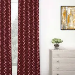 story@home Geometric Print Door Curtain-picture-52