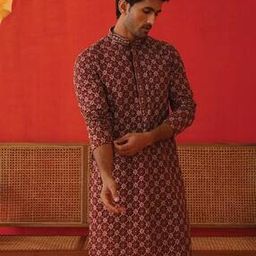 jompers Regular Fit Embroidery Long Kurta-picture-6