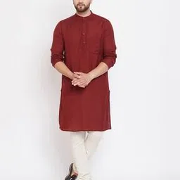 even Mandarin Collar Long Kurta-picture-12