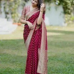 nyrika Women Zari Woven Banarasi Saree-picture-38