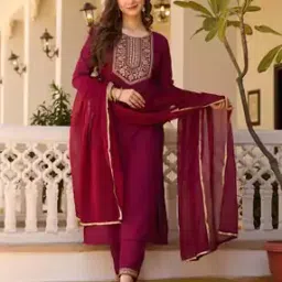 svaraa Women Embroidery Straight Kurta Set-picture-18