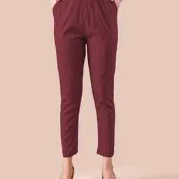 lyra  Women High Rise Straight Fit Trousers-picture-35