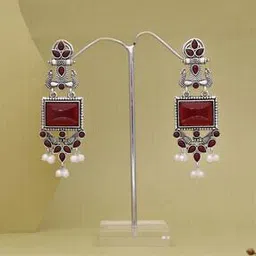 brado jewellery Women Stone-Studded Drop Earrings-picture-23