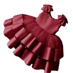 ashikta enterprise Girls Round-Neck Fit & Flare Dress-picture-11
