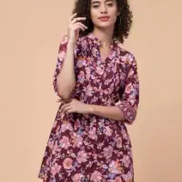 hive 91 Floral Print Rayon Tunic-picture-38