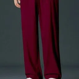 Men Ribbed Straight Track Pants-image-17
