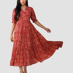 presha Women Floral Fit and Flare Dress-picture-51