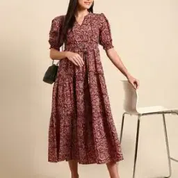 presha Women Floral Fit and Flare Dress-picture-10