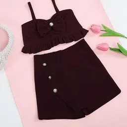 addyvero Solid Shorts with Top-picture-23