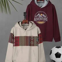 hellcat Pack of 2 Graphic Print Full-Sleeves Hoodies-picture-45