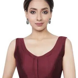 rene V-neck Front-Open Blouse-picture-42