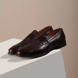 louis philippe Men Patterned Slip-On Shoes-picture-15