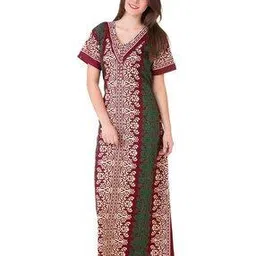 masha Printed Night Gown-picture-37