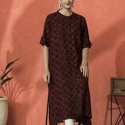 nyrika Women Floral Printed A-Line Kurta-picture-15