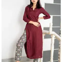 dayaachi Women Embroidered Straight Kurta & Pants-picture-11