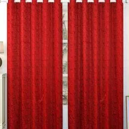 lavichitra Set of 2 Window Curtains with Eyelets-picture-43