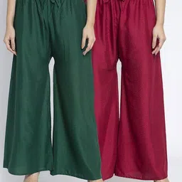 jinfo Women Pack of 2 Palazzos image 1