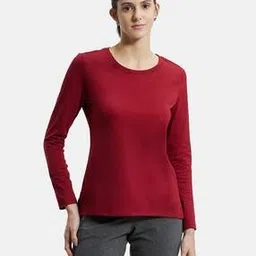 jockey A140 Super Combed Cotton Rich Relaxed Fit Round-Neck Full Sleeve T-Shirt-picture-15