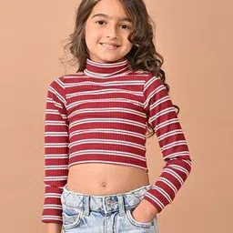 lilpicks Girl Tailored Fit Striped Top-picture-30