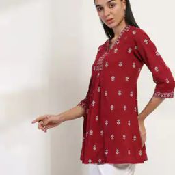 rangriti Women Woven A-Line Kurta-picture-45