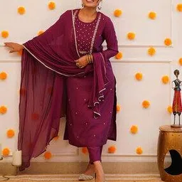 nyrika Women Embroidery Straight Kurta Set-picture-33