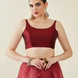 soch Round-Neck Back-Open Blouse-picture-27