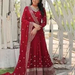 wedani Women Embroidered Anarkali Kurta Set-picture-36