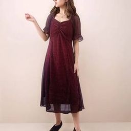 zink london Women Striped A-Line Dress-picture-30