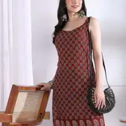 svaraa Women Floral Print Straight Kurta-picture-48