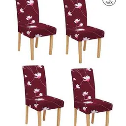 cortina eyelet curtain Pack of 4 Printed Washable Chaircovers-picture-16
