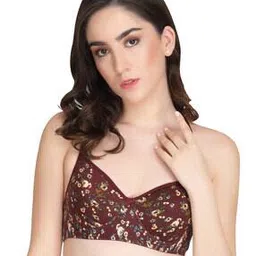 liigne Floral Print Lightly-Padded T-shirt Bra-picture-34
