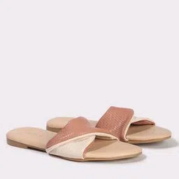 yousta Women Colourblock Open-Toe Slides-picture-24